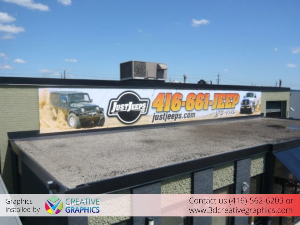 Just Jeeps Business Banner Ad