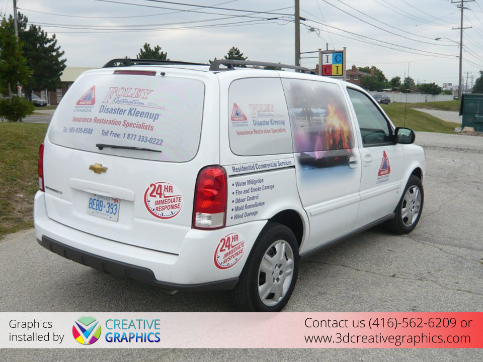Foley Restoration Van Wrap