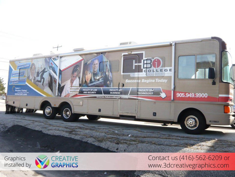 HBOi College Trailer Wrap