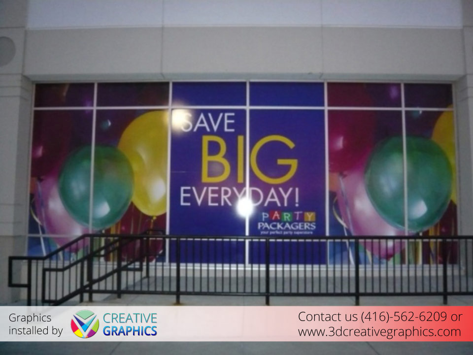Party Packages Windows Wrap