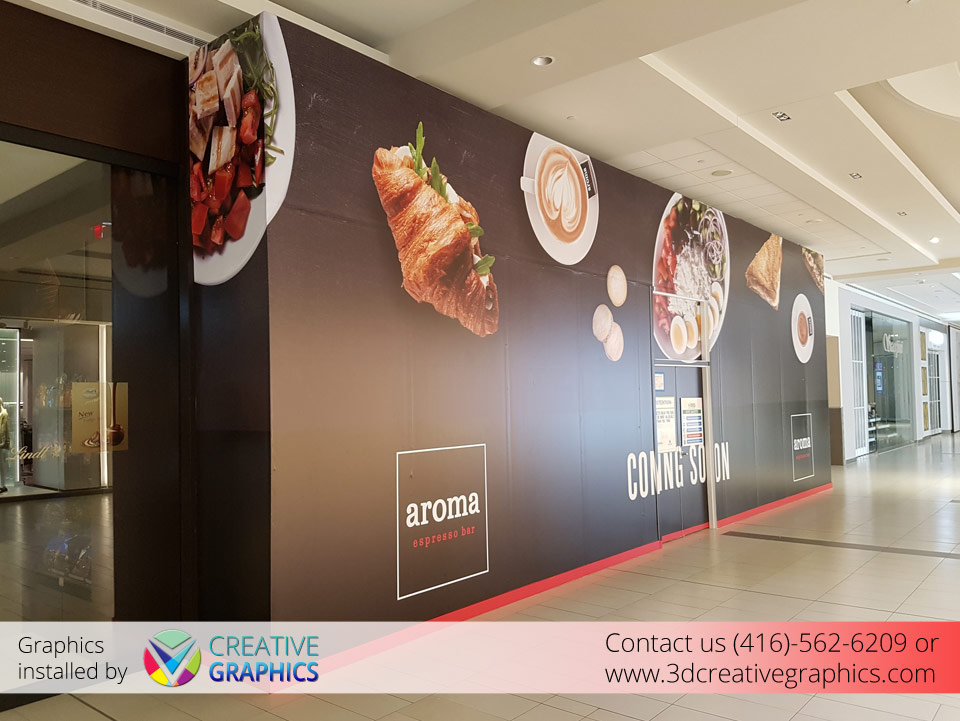 Aroma Coffee Shop Walls Wrap