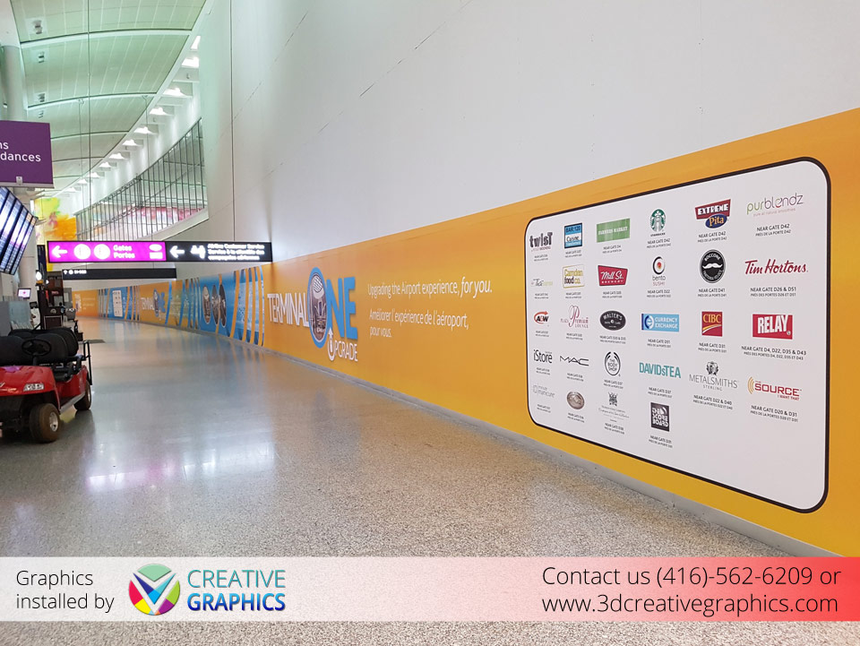 Airport Wall Wrap