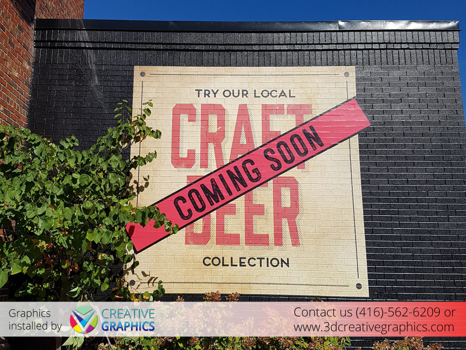 Craft Beer External Wall Wrap
