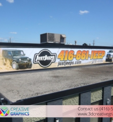 Just Jeeps Business Banner Ad