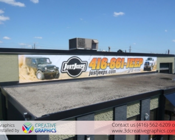Just Jeeps Business Banner Ad