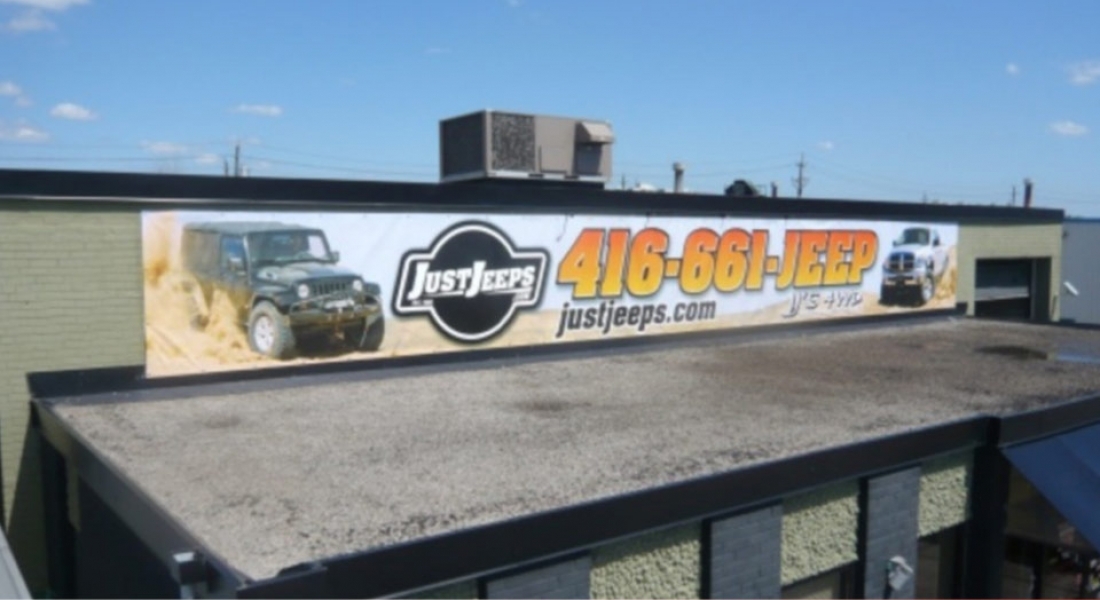 Just Jeeps Business Banner Ad