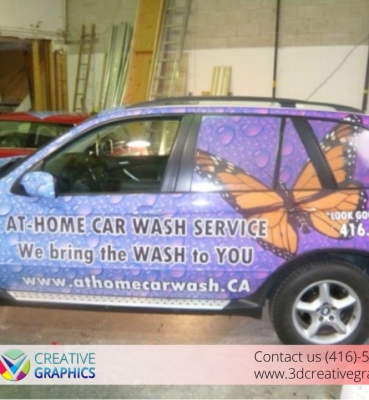 Full Vehicle Wrap for AtHomeCarWash