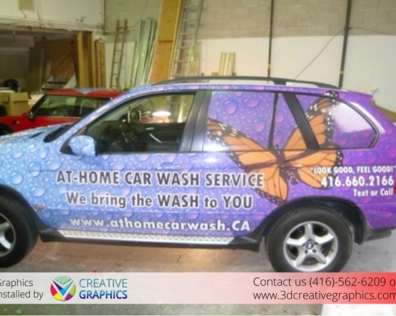 Full Vehicle Wrap for AtHomeCarWash