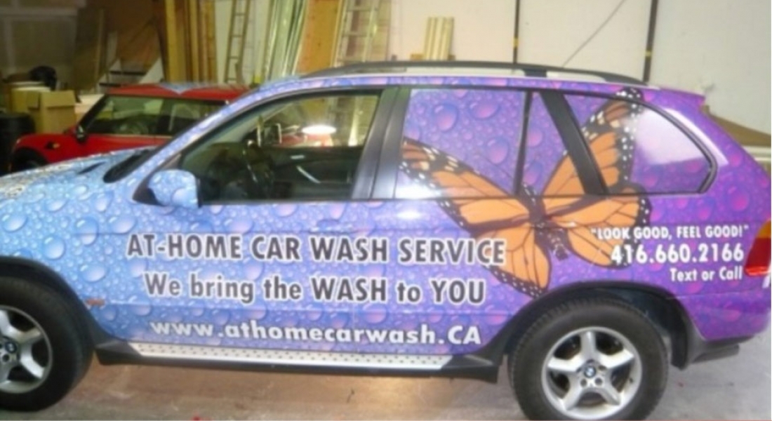 Full Vehicle Wrap for AtHomeCarWash