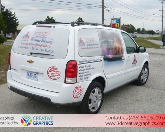 Foley Restoration Van Wrap