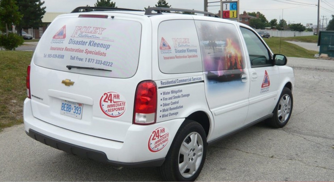 Foley Restoration Van Wrap