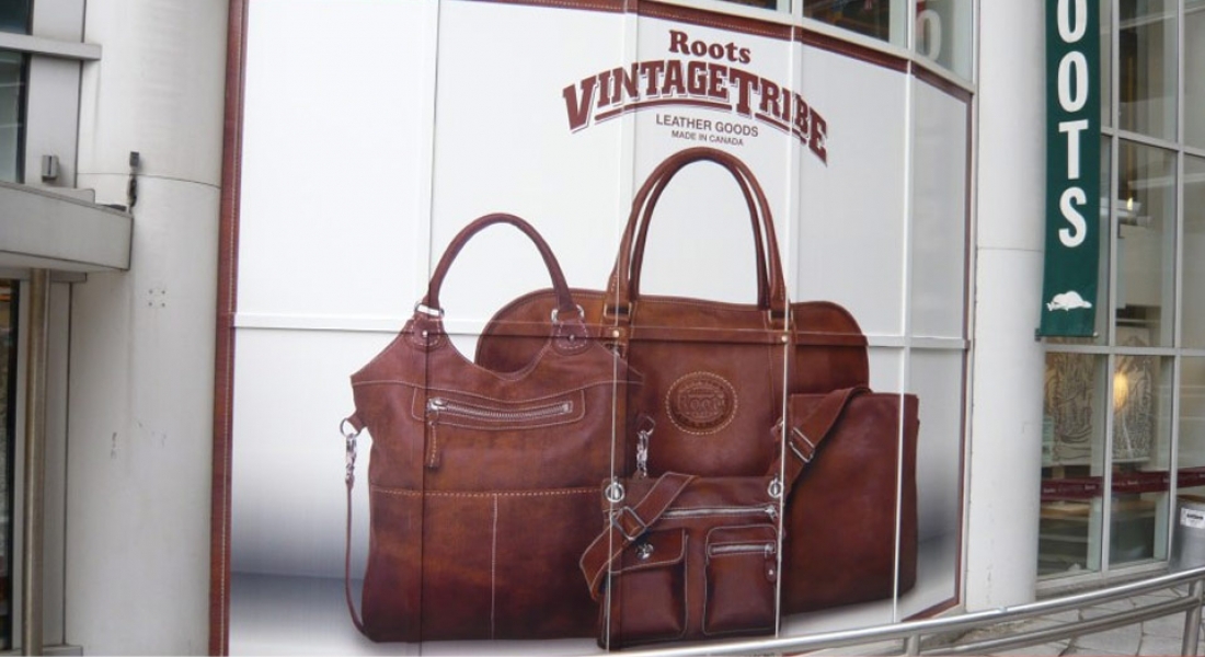 Storefront Wrap for Roots, Canada