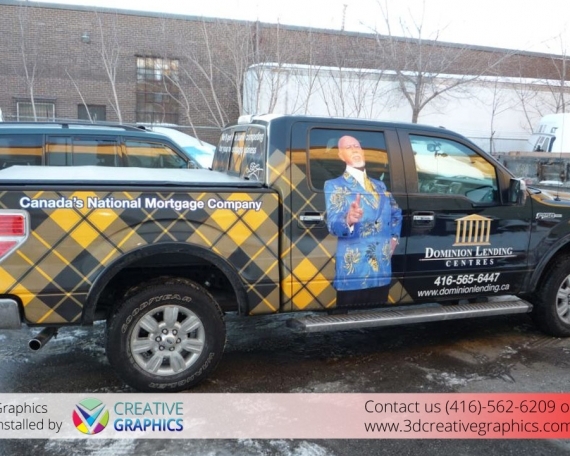 Dominion Lenders Truck Wrap