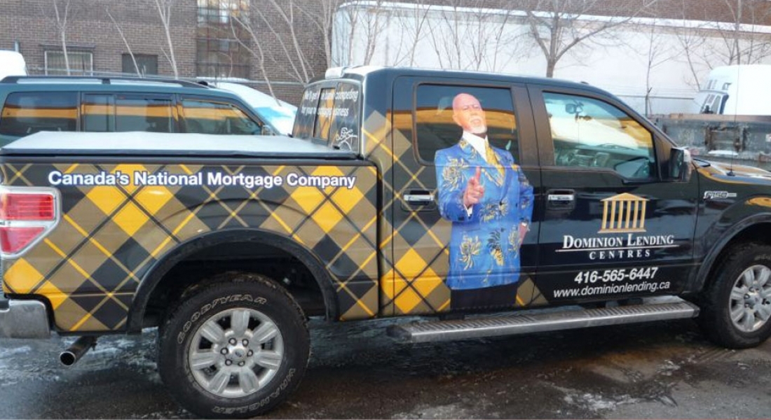 Dominion Lenders Truck Wrap