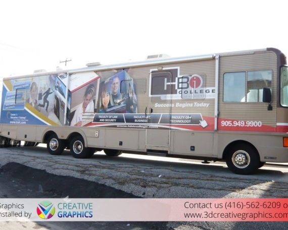 HBOi College Trailer Wrap