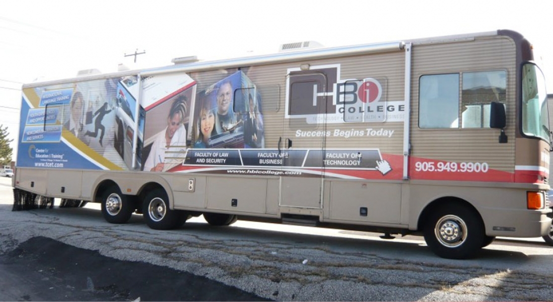 HBOi College Trailer Wrap