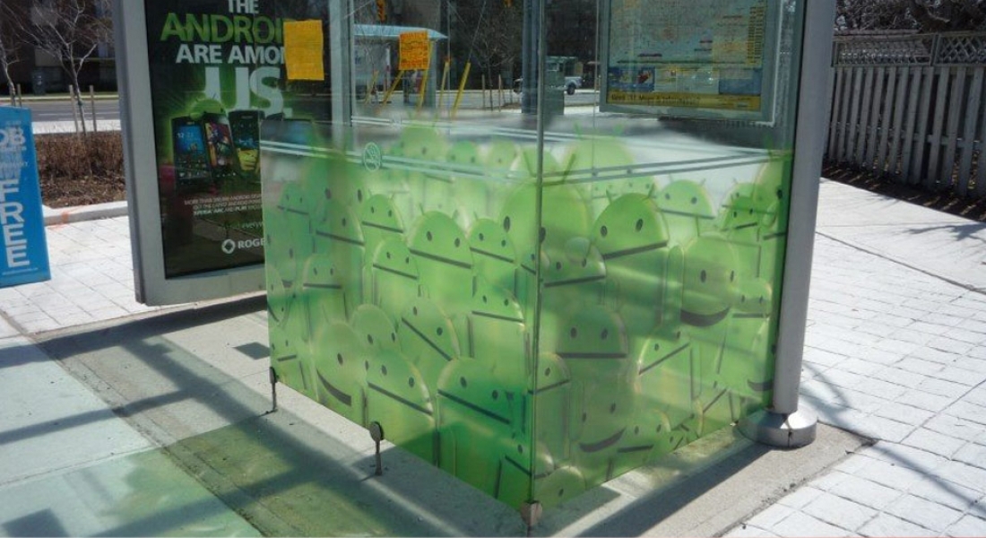 Wall Wrap Bus Booth