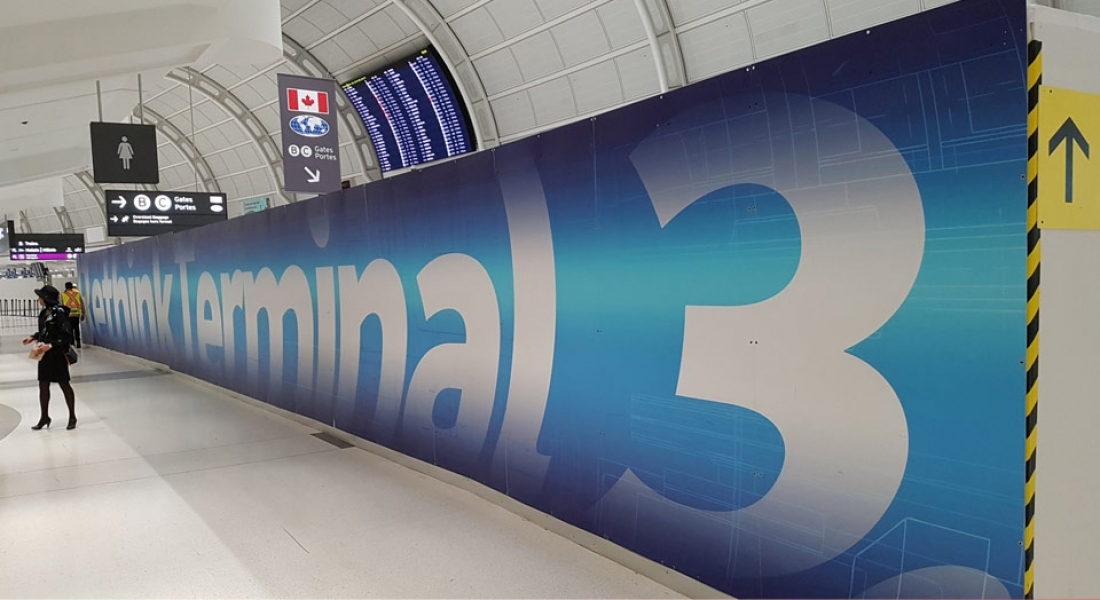 Airport Wall Wrap