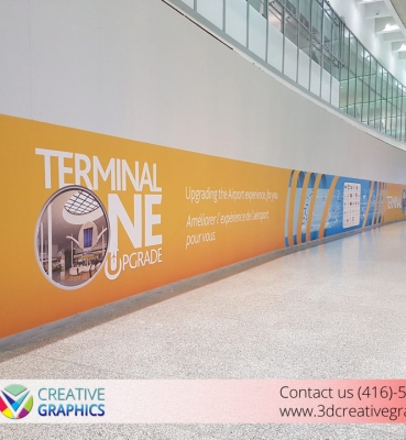 Airport Wall Wrap