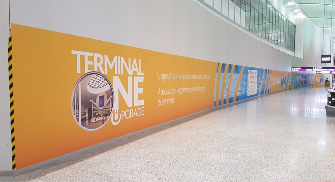 Airport Wall Wrap