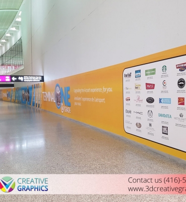 Airport Wall Wrap