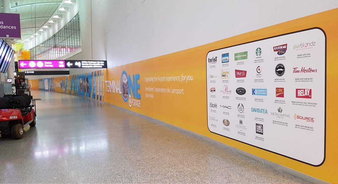 Airport Wall Wrap