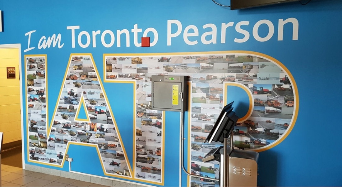Airport Wall Wrap