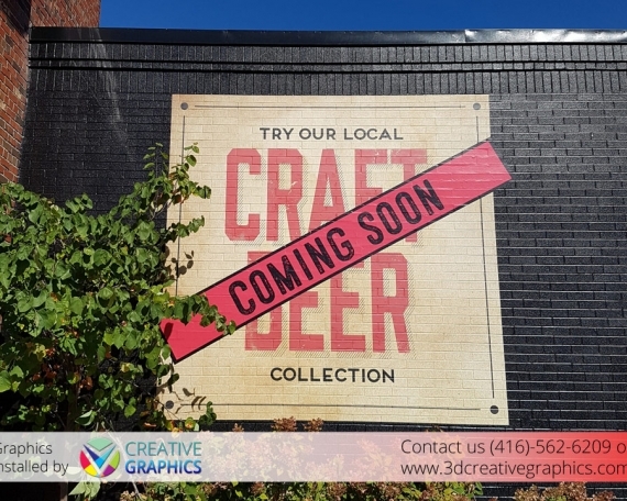 Craft Beer External Wall Wrap