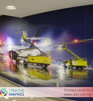 Airport Wall Wrap