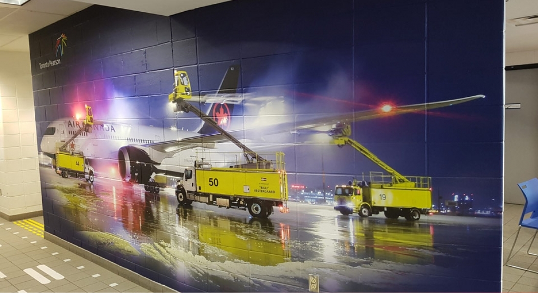 Airport Wall Wrap